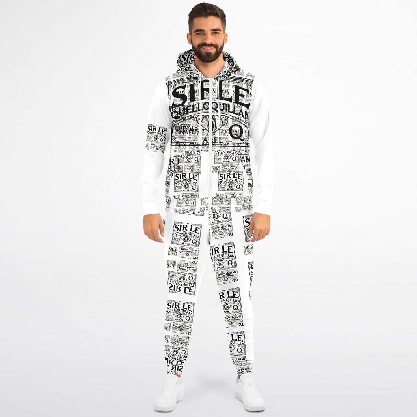 2 Fashion Ziphoodie & Jogger - AOP