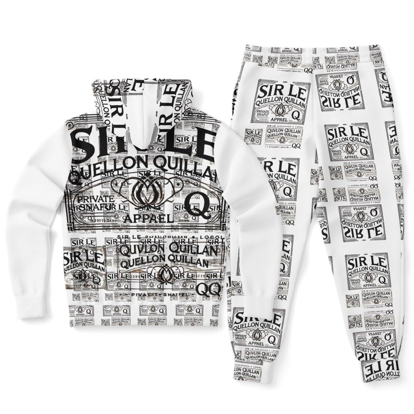 2 Fashion Ziphoodie & Jogger - AOP