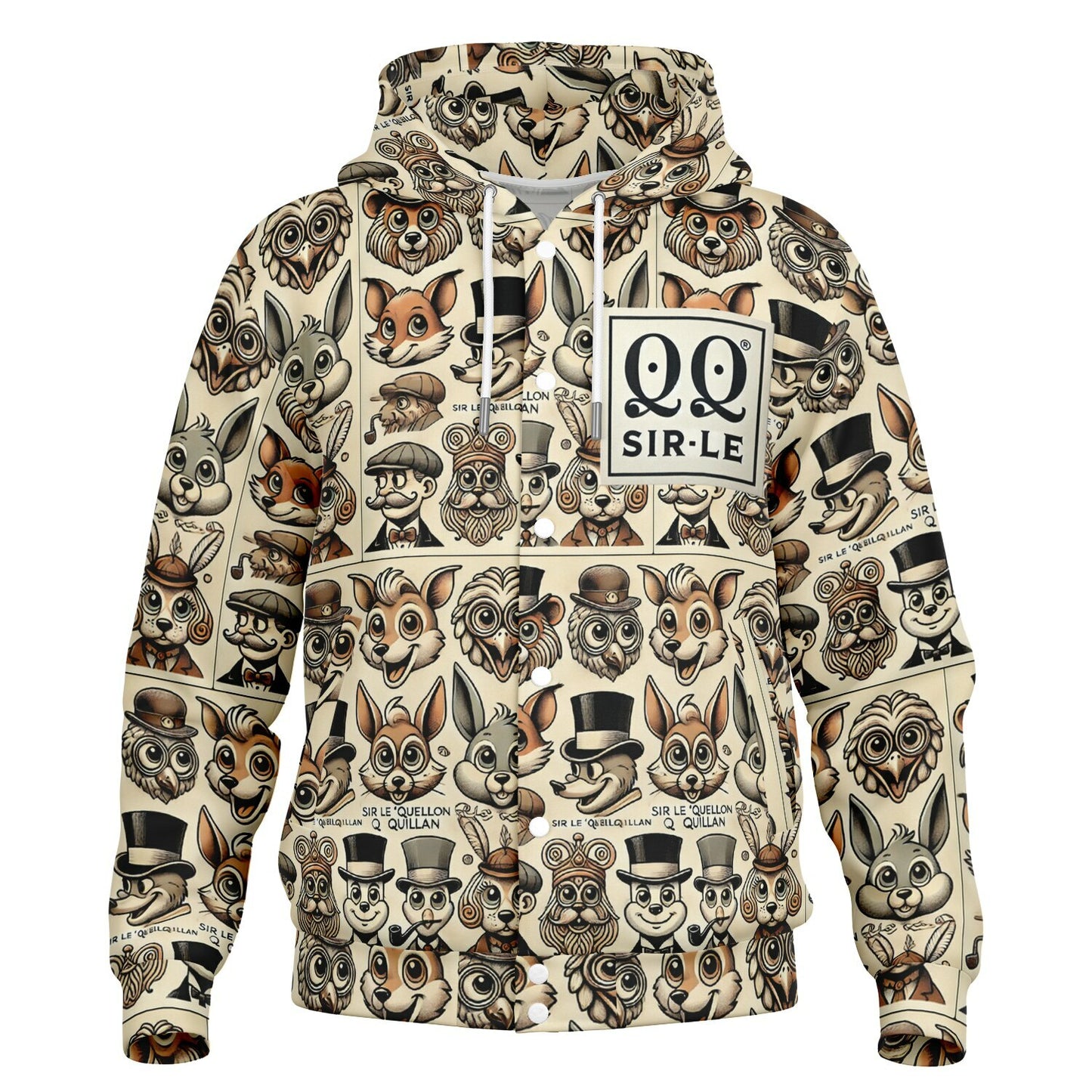 The Quellon Varsity Hooded Jacket