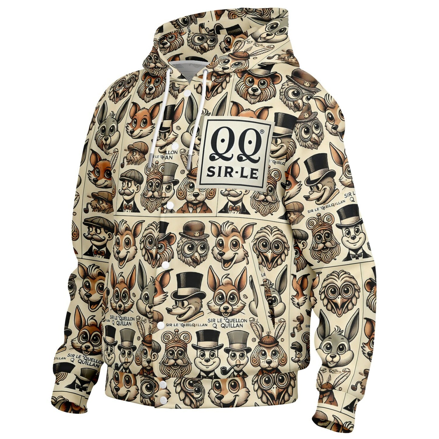 The Quellon Varsity Hooded Jacket
